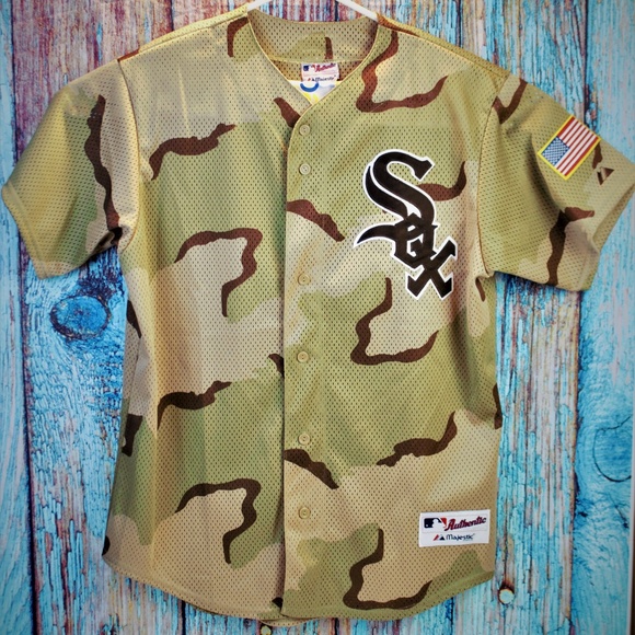 camo white sox jersey